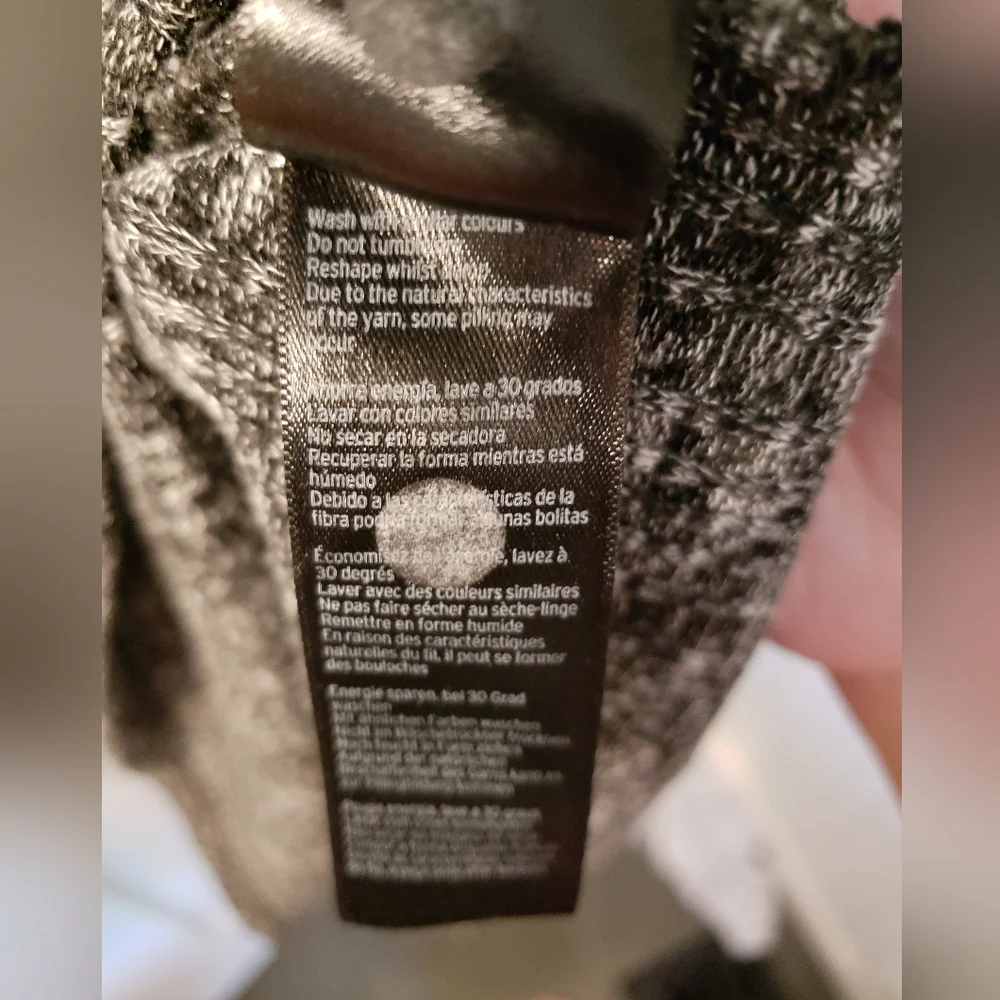 Topshop Grey Heather Mock Neck Dress - Picture 2 of 7